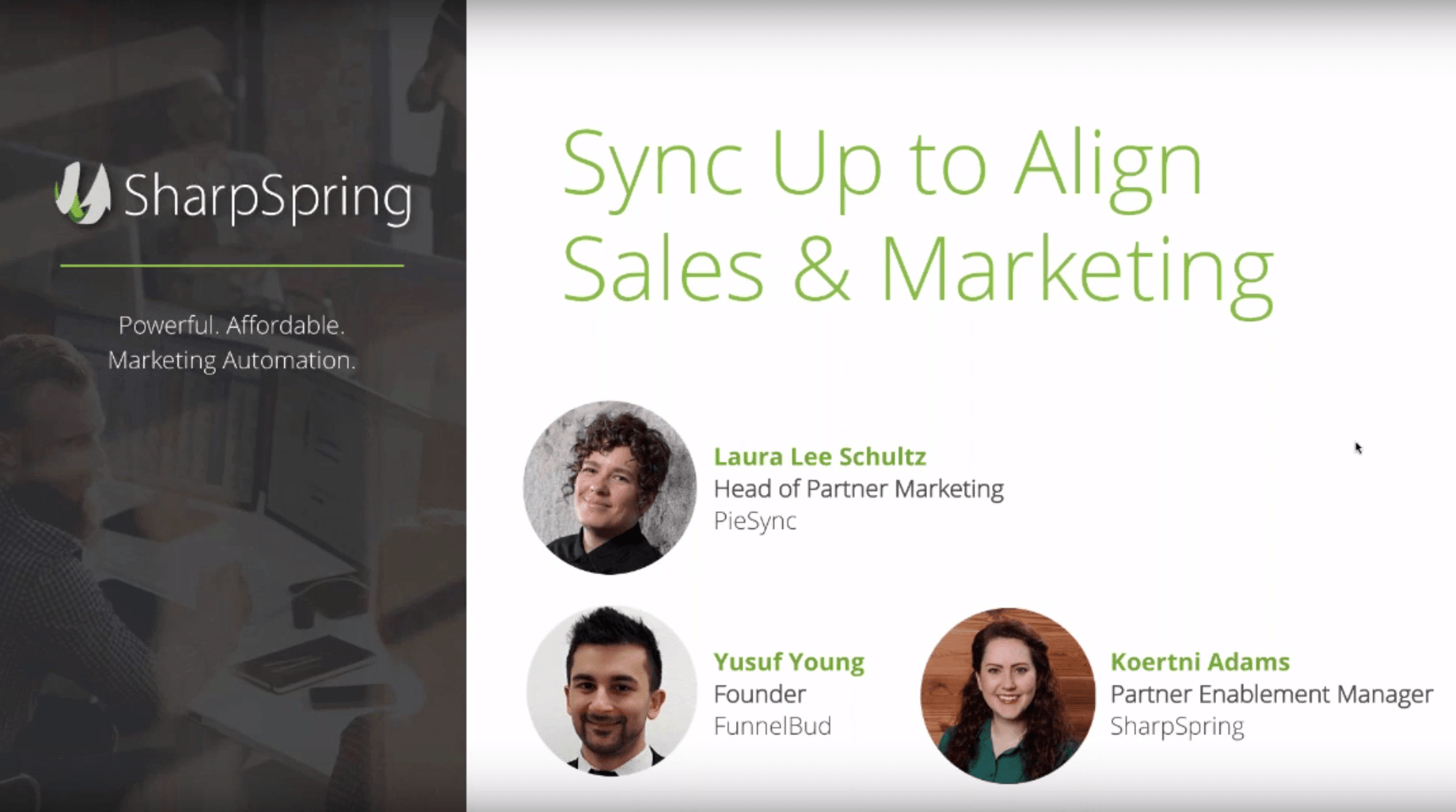 Sync up Sales and Marketing Screenshot