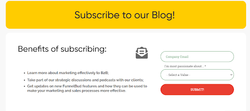 subscribe to blog
