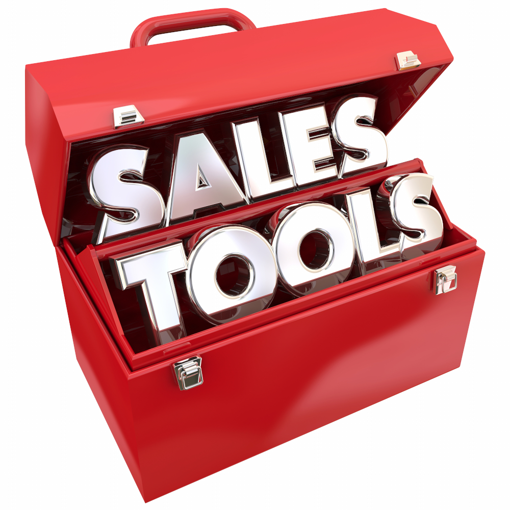 Sales,Tools,Selling,Resources,Toolbox,Words,3d,Illustration